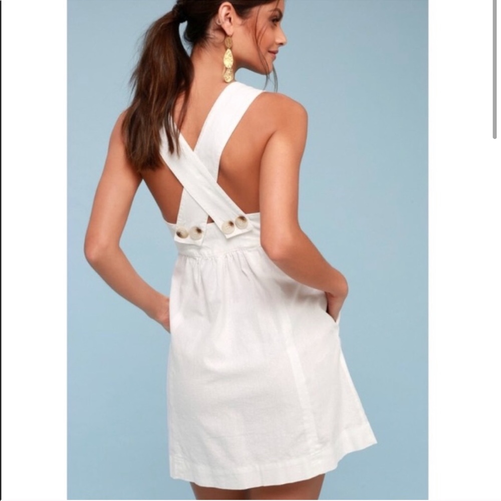 Free people “Carolina” mini linen dress